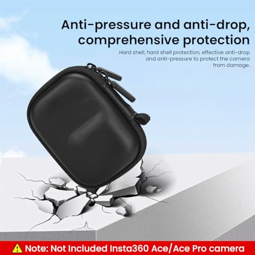 ZORBES® Carry Case for Insta360 Ace Pro Action Camera EVA Hard Anti-Scratch with Carabiner Dual Zipper Protective Compatible Mount Attachment Black 3PCS ZORBES® Carry Case for Insta360 Ace Pro Action Camera EVA Hard Anti-Scratch with Carabiner Dual Zipper Protective Compatible Mount Attachment Black 3PCS